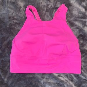 Lululemon Wunder Train bra size 6 sonic pink